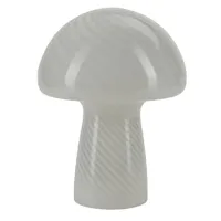 mushroom l-lampe à poser verre h32cm