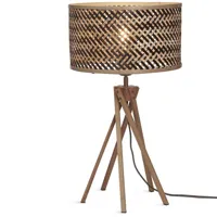 java-lampe à poser bambou 5 pieds h48cm