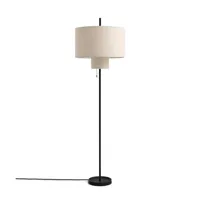 margin-lampadaire acier et textile h153cm