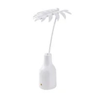 leaves lamp-lampe à poser led résine feuille épaisse sans fil h33cm