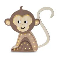 monkey-lampe à poser led singe h34cm