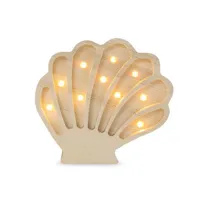 seashell-lampe à poser led coquillage h16cm