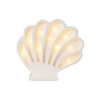 seashell-lampe à poser led coquillage h16cm