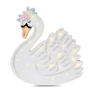 swan-lampe à poser led cygne h36cm