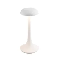 portobello-lampe à poser led sans fil tactile abs/pmma h26.5cm
