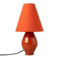 conical-lampe à poser verre h47cm