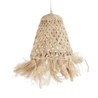 the abaca jelly fish s-suspension herbe d'abaca ø43cm