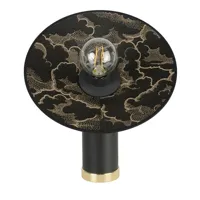gatsby-lampe à poser métal/coton h37cm