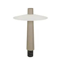 thesee-lampadaire lin/marbre h107cm