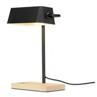 cambridge-lampe de bureau bois/métal h40cm