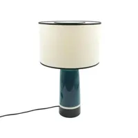 sicilia-lampe à poser céramique & coton h49cm