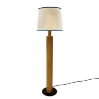 riviera-lampadaire coton/rotin h155cm