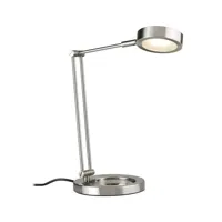 zed-lampe à poser led métal orientable h47,5cm