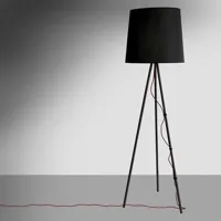 eva-lampadaire trépied noir h165cm