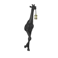 wall lamp 64,5x30x191 cm giraffe matt black (noir)