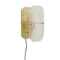 ruffle wall lamp (laiton)