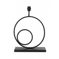 lamp base 39,5x18,5x47 cm omega matt black (le noir)