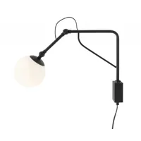 soho glass wall lamp (noir)
