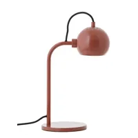 lampe de table simple boule (rouge)