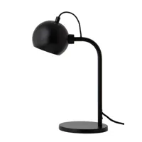 lampe de table simple boule (noir)