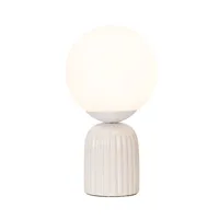bordslampa globe (blanc)
