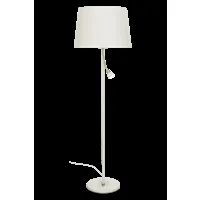 eketorp floor lamp., white / steel (blanc)
