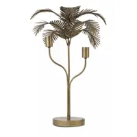 palm table lamp (or)