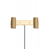 wall lamp hubble 2 brushed brass (laiton/or)