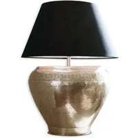lampe à poser catia, noir/argenté (58cm)