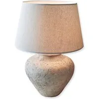 lampe à poser bandol, gris/crème (62cm)