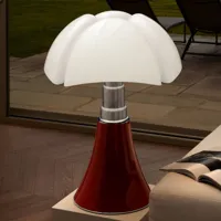 martinelli luce lampe à poser à hauteur réglable pipistrello rouge