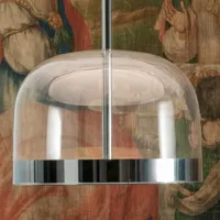 fontana arte suspension led cuivrée equatore, 23,8 cm