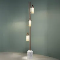 fontana arte lampadaire led de designer à 3 lampes galerie