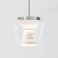 serien lighting suspension led annex avec verre de cristal