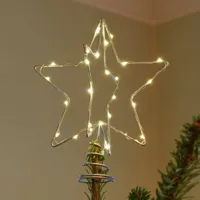 sirius lampe décorative led christmas top, argentée