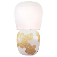 kundalini hive - lampe à poser en céramique, blanc