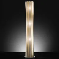 slamp bach lampe sur pied, hauteur 161 cm, doré