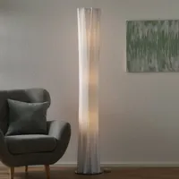 slamp bach lampe sur pied, hauteur 184 cm, blanc