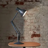 anglepoise type 75 lampe à poser, gris ardoise