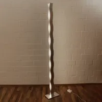 eco-light lampadaire led wave nickel