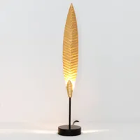 holländer lampe à poser penna dorée hauteur 51 cm