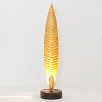 holländer lampe à poser penna dorée hauteur 38 cm