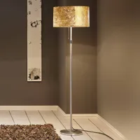 hufnagel lampadaire alea loop recouvert à la feuille d'or