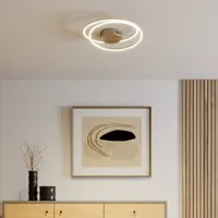 lindby davian plafonnier led, dimmable, nickel