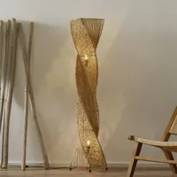 woru lampe sur pied marco, torsadée, 150 cm