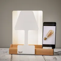aluminor lampe à poser led luxi avec chargeur intégré