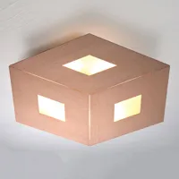 bopp box comfort plafonnier led doré rosé 45 cm