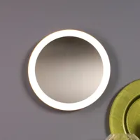 eco-light applique led moon ø 50 cm, argentée