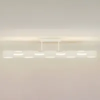 eco-light plafonnier led wave blanc
