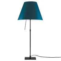 luceplan costanza lampe à poser d13 noire/bleue